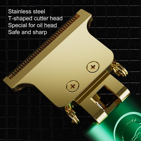 Машинка для стрижки волос с острым лезвием из нержавеющей стали, мощным цифровым дисплеем, длительным временем ожидания, низким уровнем шума, электрической беспроводной машинкой для стрижки волос