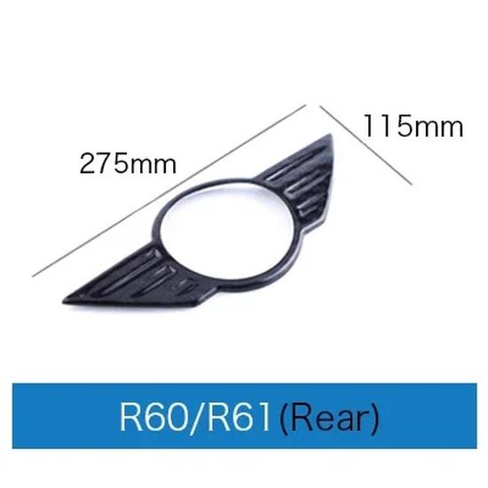 Carbon Fiber Hood Trunk Badge Emblem Decal Sticker For Mini Cooper F54 F55 F56 F60 R55 R56 R57 R60 R61 Countryman Exterior