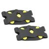 1 Pair 5-Toothed Outdoor Spring Claw Crampons Boots Non Slip Ski Ice Shoes Cover Accessory