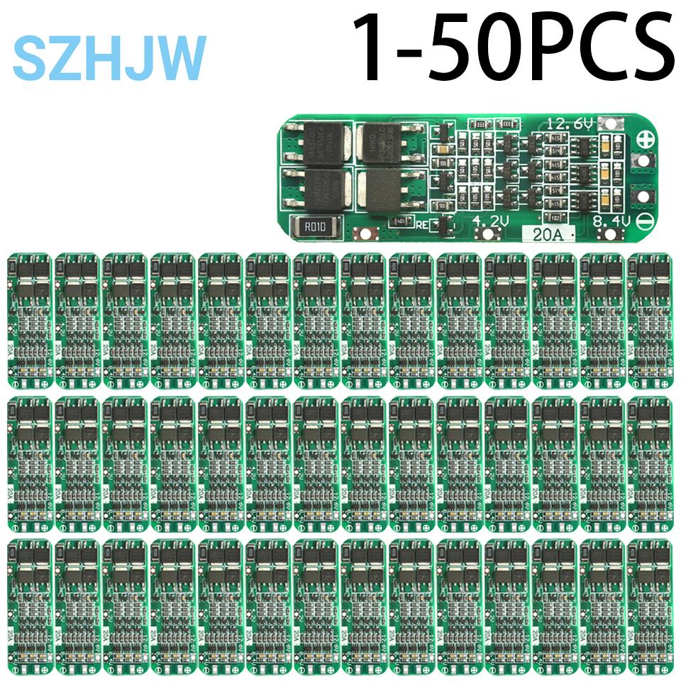 1-10pcs 3S 20A Li-ion Lithium Battery 18650 Charger Protection Board PCB BMS 11.1V 12V 12.6V Cell Charging Protecting Module