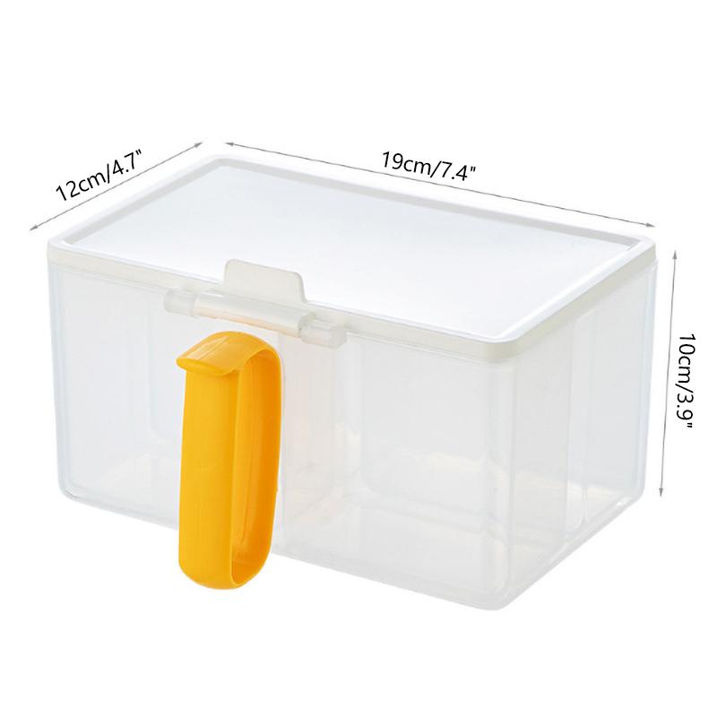 1 шт. Контейнер для капсул для стирки Большой вместимости Коробка для хранения стирального порошка Органайзер для ароматических бусин Влагозащищенный