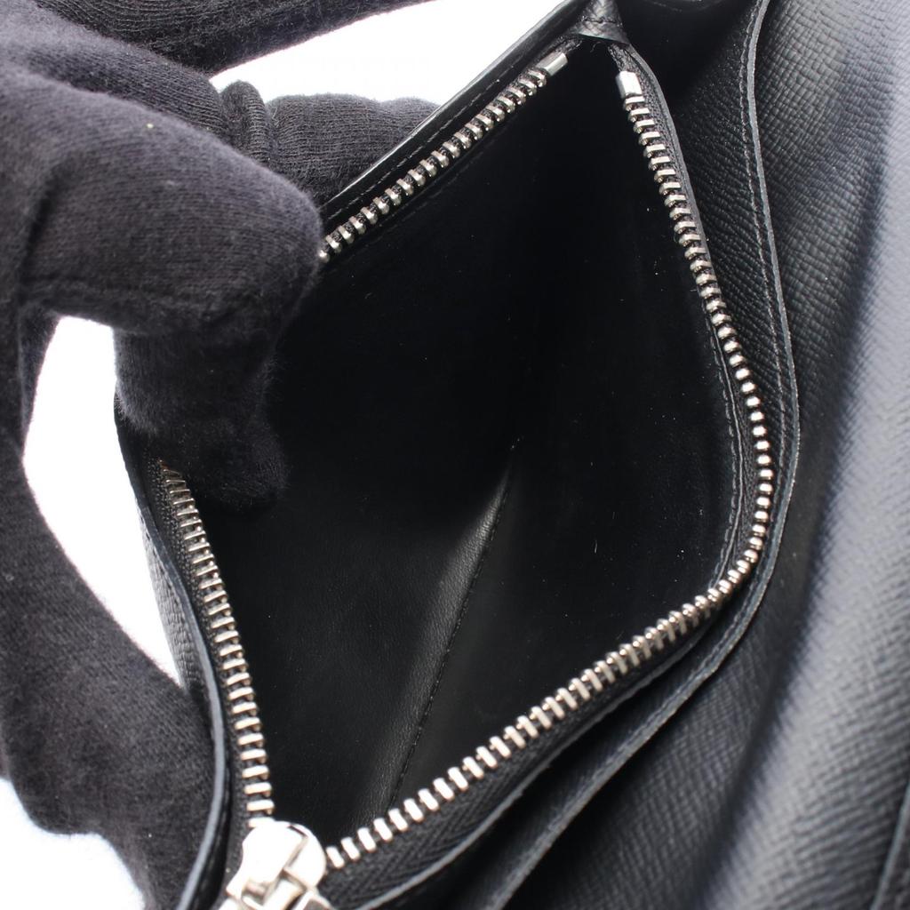 Used LOUIS VUITTON Portefeuille Brazza Damier Graphite Bifoldpurse N62665 leather PVC Black Used mens