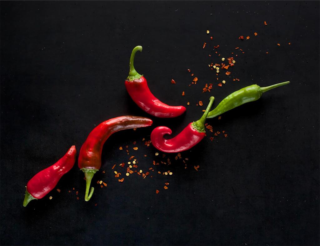Szklana Płyta Deska Do Krojenia 52X40 Papryka Chili
