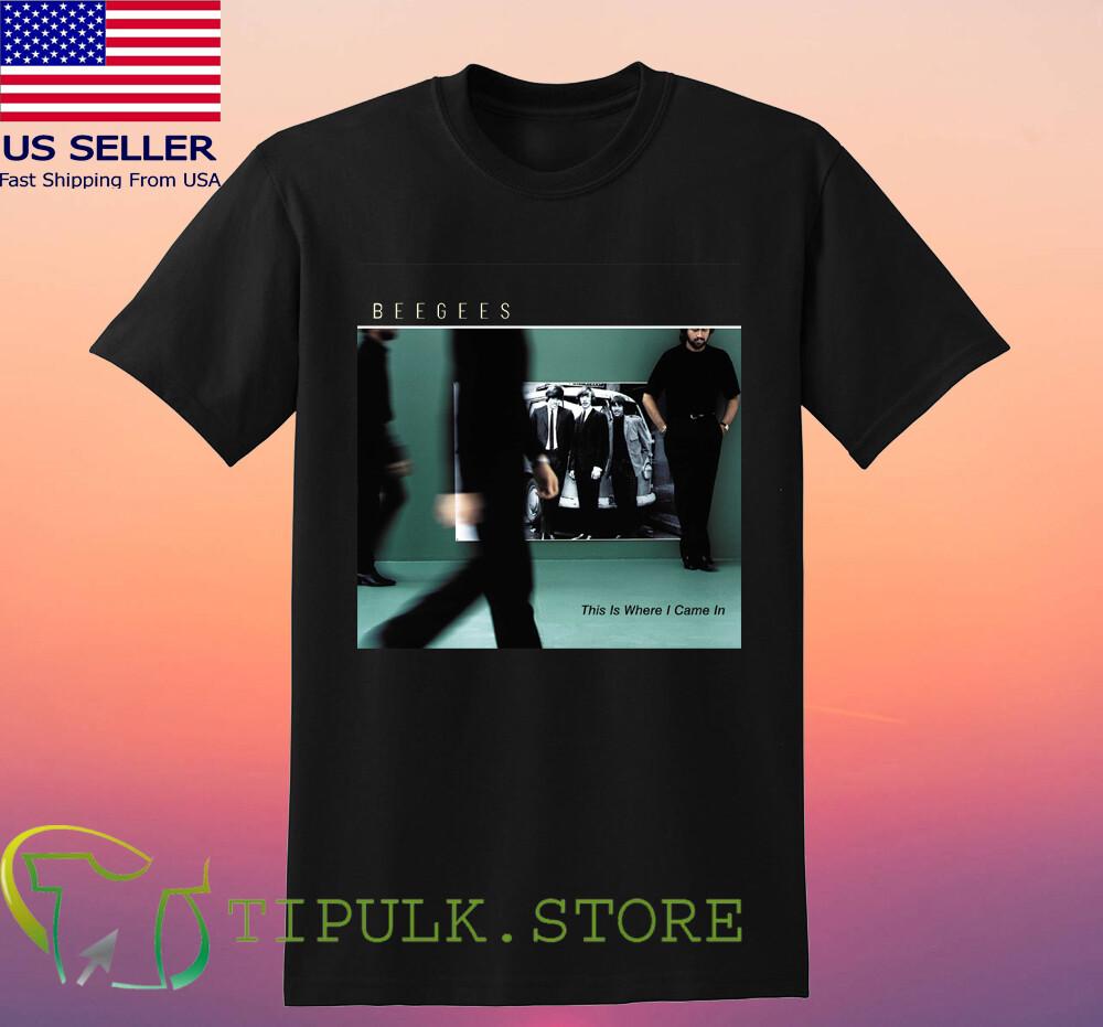 Bee Gees This Is Where I Came In Album Cover T-shirt