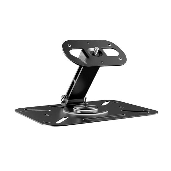 Подставка для проектора из алюминиевого сплава, вращающаяся на 360 градусов, с регулируемой высотой, сверхпрочная, держатель для проектора 3-в-1, настольное, настенное, потолочное крепление с резьбой 1/4 дюйма