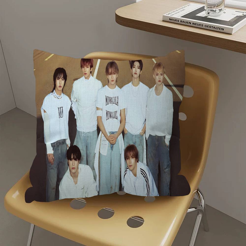 Kpop Style N-Nct 127 Cushion Cover Pillow Cover Decor Pillowcase Printed Cushion Case For Couch