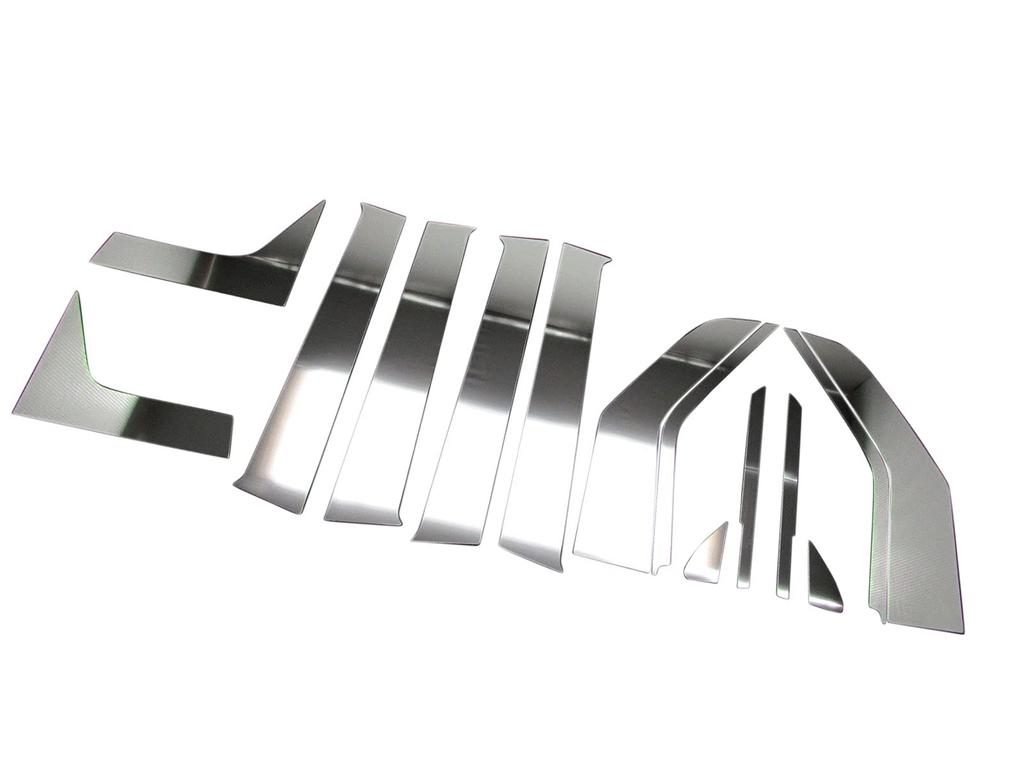 BRIGHTZ Custom JH1 JH2 Супер Зеркальная Нержавеющая Сталь Хромированные Накладки на Стойки Не Требуется Козырек 14 Шт. NWGN N WGN N Wagon N Wagon JH 1 2 NWGN Custom N WGN