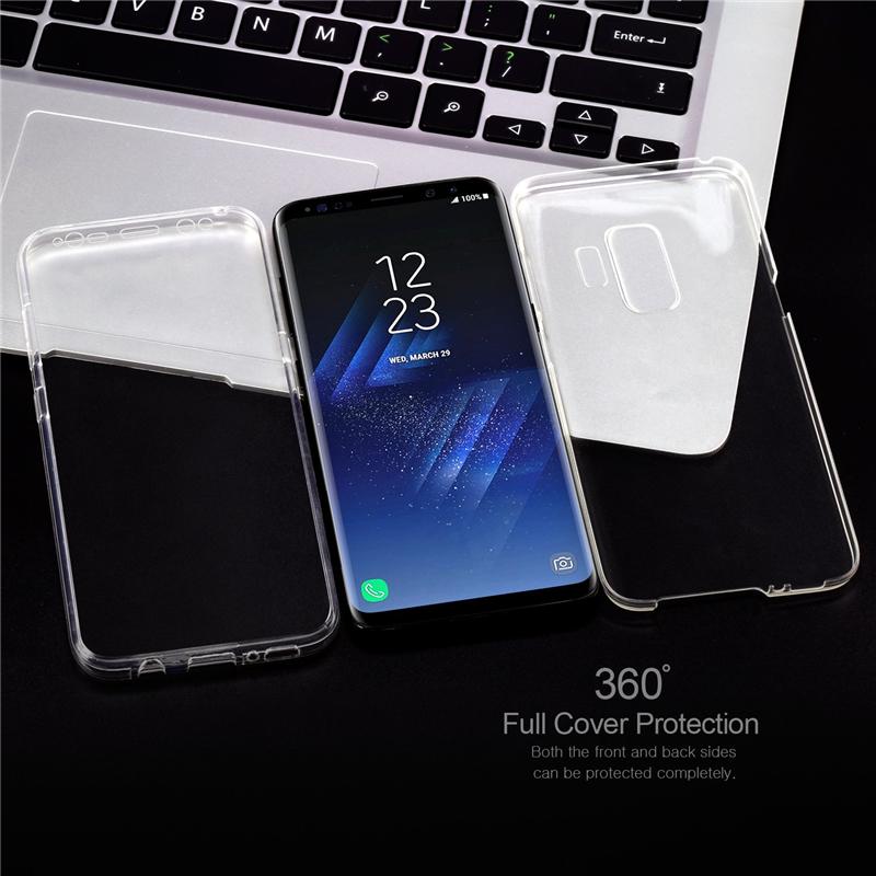 Double Silicone Case For Samsung Galaxy A10 A30 A50 A70 A6 A7 A8 A9 J3 J4 J5 J6 J7 J8 S8 S9 S10 Plus