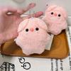 Pink Piggy Doll Pendant Girl Backpack Pendant Cute Plush Doll Keychain