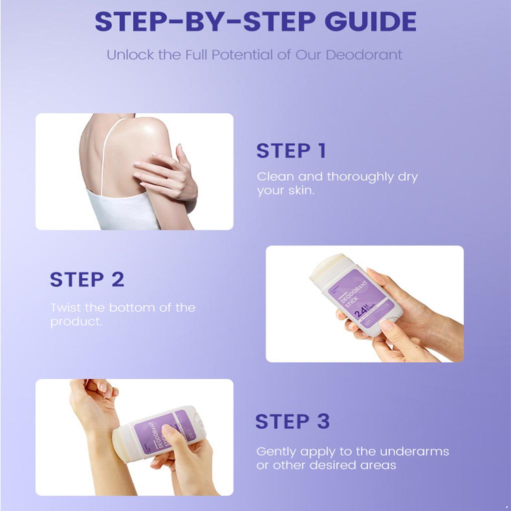 Дезодорант-стик Freshness для женщин - Формула без спирта, 24-часовая защита от пота, Стойкий аромат и Ощущение сухости и комфорта