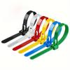 100pcs Reusable Bundle Belt Random Colors Strapping Tape Household Goods Cable Ties Home