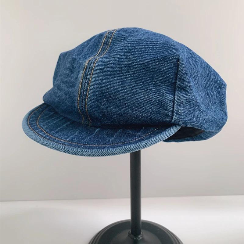 Японские ретро-кирпичные шляпы для газетчиков Cloud Newsboy для женщин и мужчин, осенние фотосессии, универсальные литературные восьмиугольные береты