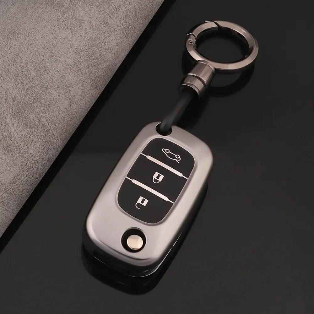 ТПУ Чехол-книжка для автомобильного ключа для Renault Fluence Clio Megane Kangoo Lacia Lada Largus Kalina Granta Vesta X-Ray Benz Smart Fortwo