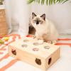 Cat Toys Interactive Whack-a-mole Solid Wood Toys for Indoor Cats Kitten Catch Mice Game Self Entertainment Cat Supplies