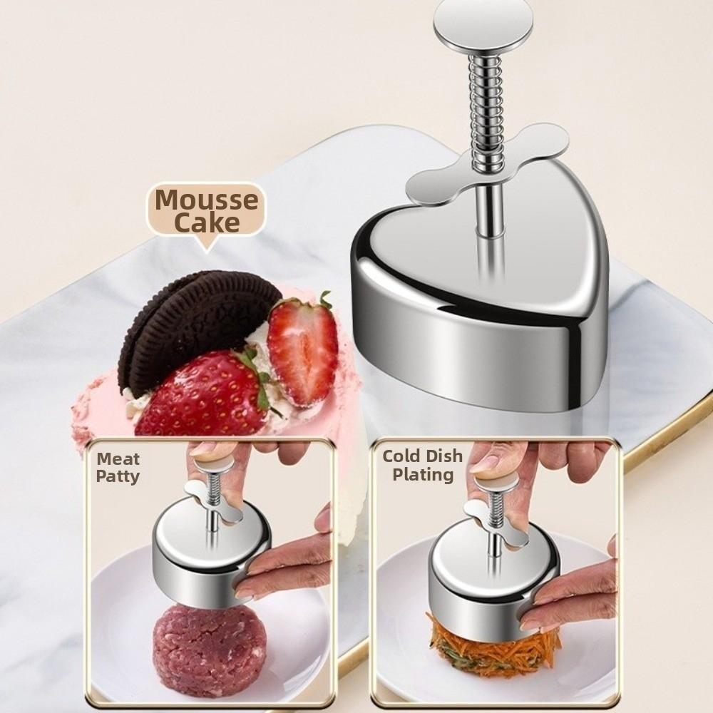 Stainless Steel Rice Ball Mold Round Sushi Rice Ball Maker Meat Patty Mold Lunch Preparation