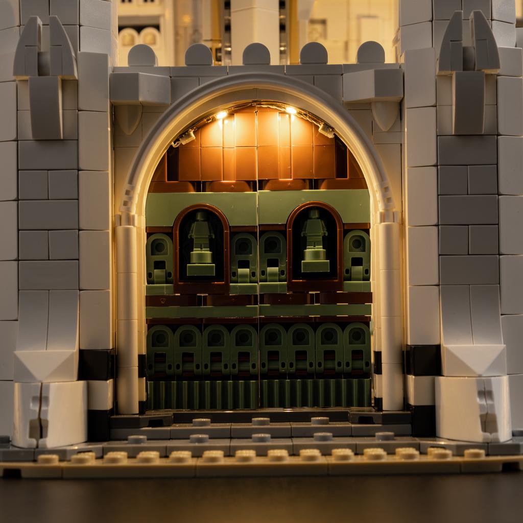 Набор светодиодной подсветки своими руками для Lego 11377 Властелин Колец: Минас Тирит™ Световой набор Конструктор Игрушка Декор Регулируемые световые аксессуары