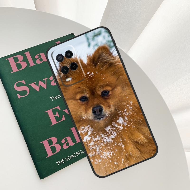 Чехол для телефона Oppo с собакой Померанский шпиц для Oppo A96 A76 A16 A15 A17 A52 A72 A54S A57S A58 A78 A98 A57 A77 A54 A74 A94