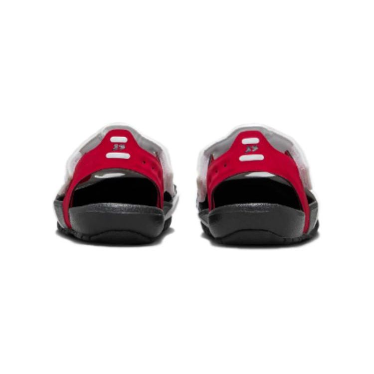 Air Jordan Flare TD Белые/Красные/Черные с крапинками Детские кроссовки CI7850-106