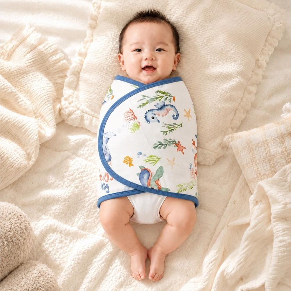 Cotton Baby Sleeping Bag Anti-startle Newborn Sleep Bag Wrap Comfortable Newborn Wrap