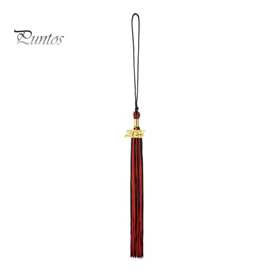 Кисточка для выпускного с подвеской 2025 года, в наличии разные цвета, стиль цветных блоков, длина 40 см, кисточка для рожка на выпускной для школьного сезона