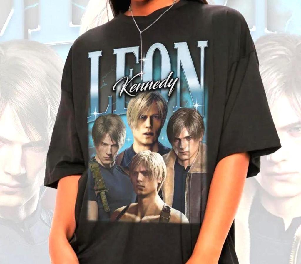 Leon Kennedy Shirt - Resident Evil Requiem Shirt,Raccoon City Tee,Grace Ashcroft,Umbrella Corp