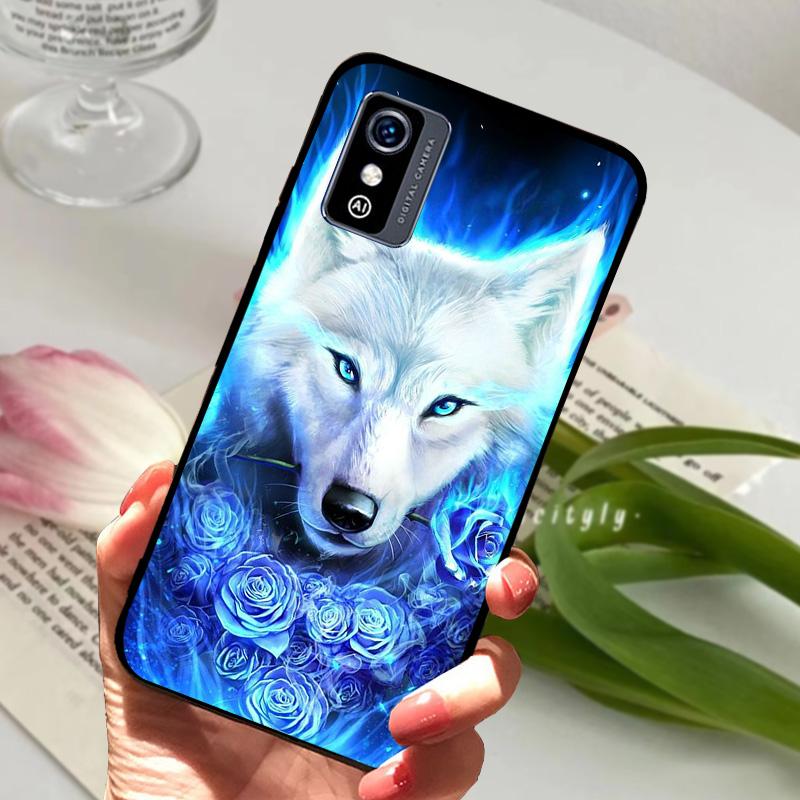 Чехлы для ZTE Blade L9 L 9 Милый Мультяшный Расписной Ударопрочный ТПУ Задняя Крышка Телефона Для ZTE BladeL9 Чехол-Оболочка Мягкий Силикон Capa