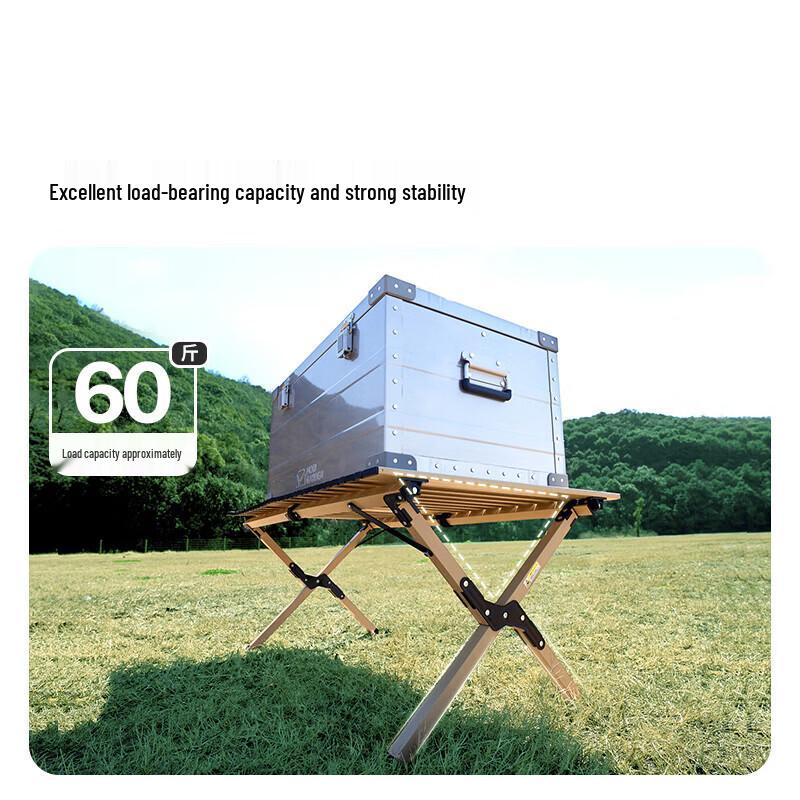 Mobi Garden Carbon Steel Egg Roll Camping Table