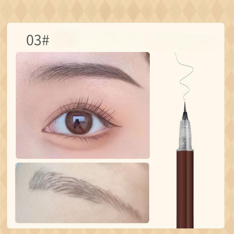 Water Eyebrow Pencil, Natural Color, Waterproof, Long-lasting, Non-fading, Not Easy To Smudge, Ultra-fine Liquid Eyebrow Pencil
