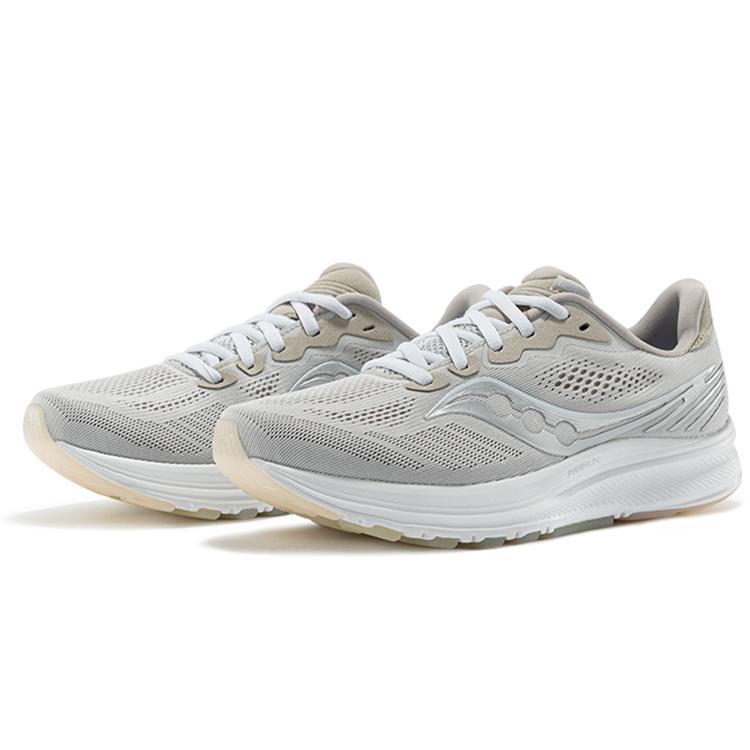 SAUCONY Кроссовки Yutu 14 Амортизация Противоскользящие Износостойкие Дышащие Низкие Тренировочные Беговые Обувь Мужская Хаки Серый S20650-15(M)