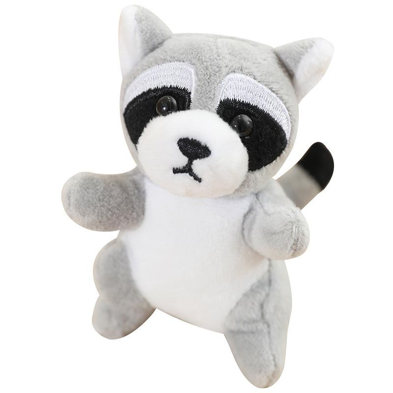 Cute Little Animal Puppy Rabbit Panda Finger Puppet Plush Toy Doll Parent-Child Interaction Hand Puppet Doll Doll