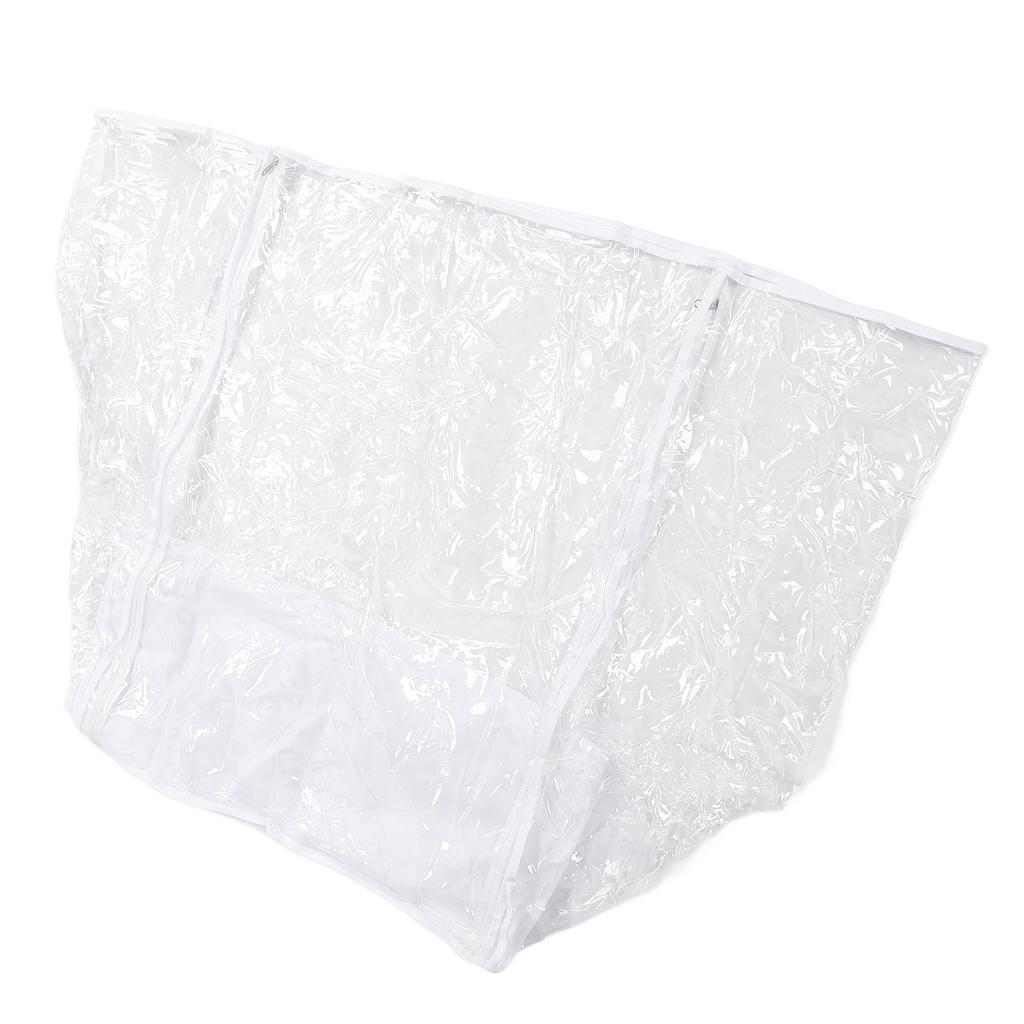 Sheet Pan Rack Cover Transparent Foldable PVC Foodservice Bread Rack Cover for Home Kitchen