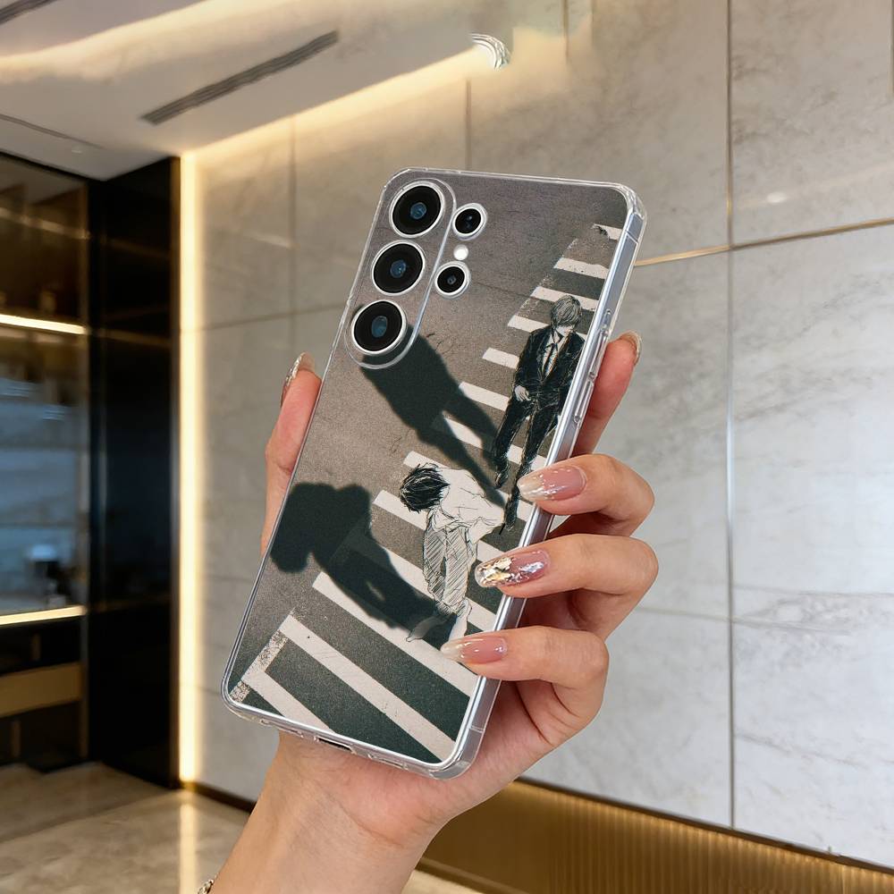 D-Death -Note Лайт Ягами -L Чехол для телефона для Samsung S25,S24,S21,S22,S23,S30,Ultra,S20,Plus,Fe,Lite Прозрачная крышка