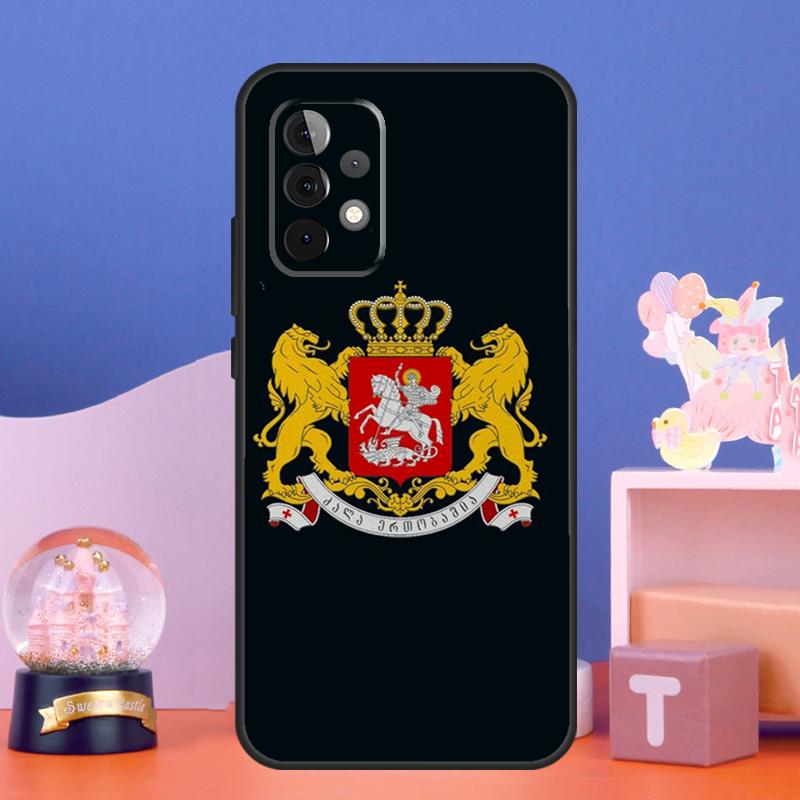 Georgia Flag Case For Samsung Galaxy A17 A06 A16 A26 A36 A56 A55 A35 A15 A32 A52 A13 A33 A53 A14 A34 A54