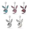 Stainless Steel Cartoon Rabbit Belly Button Ring Navel Piercing Body Jewelry