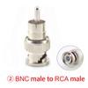 Преобразование серии BNC Разъем RCA BNC Разъем коаксиального кабеля RF Тестовый преобразователь