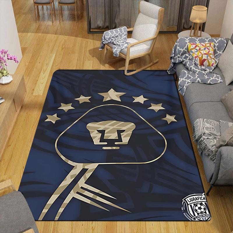 Pumas UNAM Football Club Rug Floor Mat for Living Room or Bedroom Soft and Comfortable Carpet a Gift for Birthday and Holiday.ZFF0913332