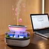 Colorful Light Aroma Humidifier White Ultrasonic Fragrance Diffuser Raindrop Air Humidifier  Room