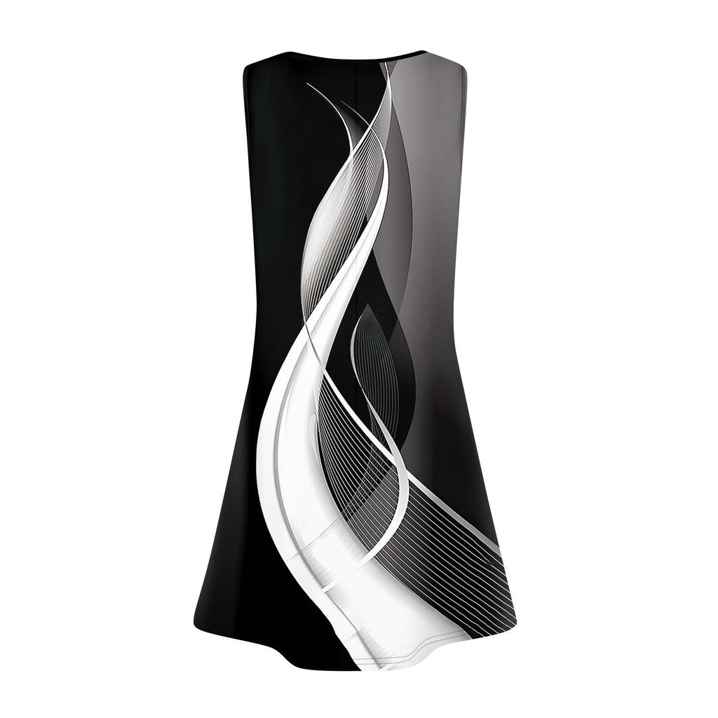 Женские летние платья с круглым вырезом, плиссировкой спереди, без рукавов, карманами, сарафаном, повседневным платьем