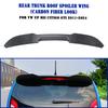 Для Volkswagen VW UP SEAT Mii Skoda Citigo 2011+ Спойлер на крышку багажника в стиле GTI, Козырек на крышу, Верхний сплиттер-губа для задней двери автомобиля