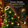 Magical Christmas Tree USB Projector Light Rotating Colorful Star Night Light for Bedroom Living Room
