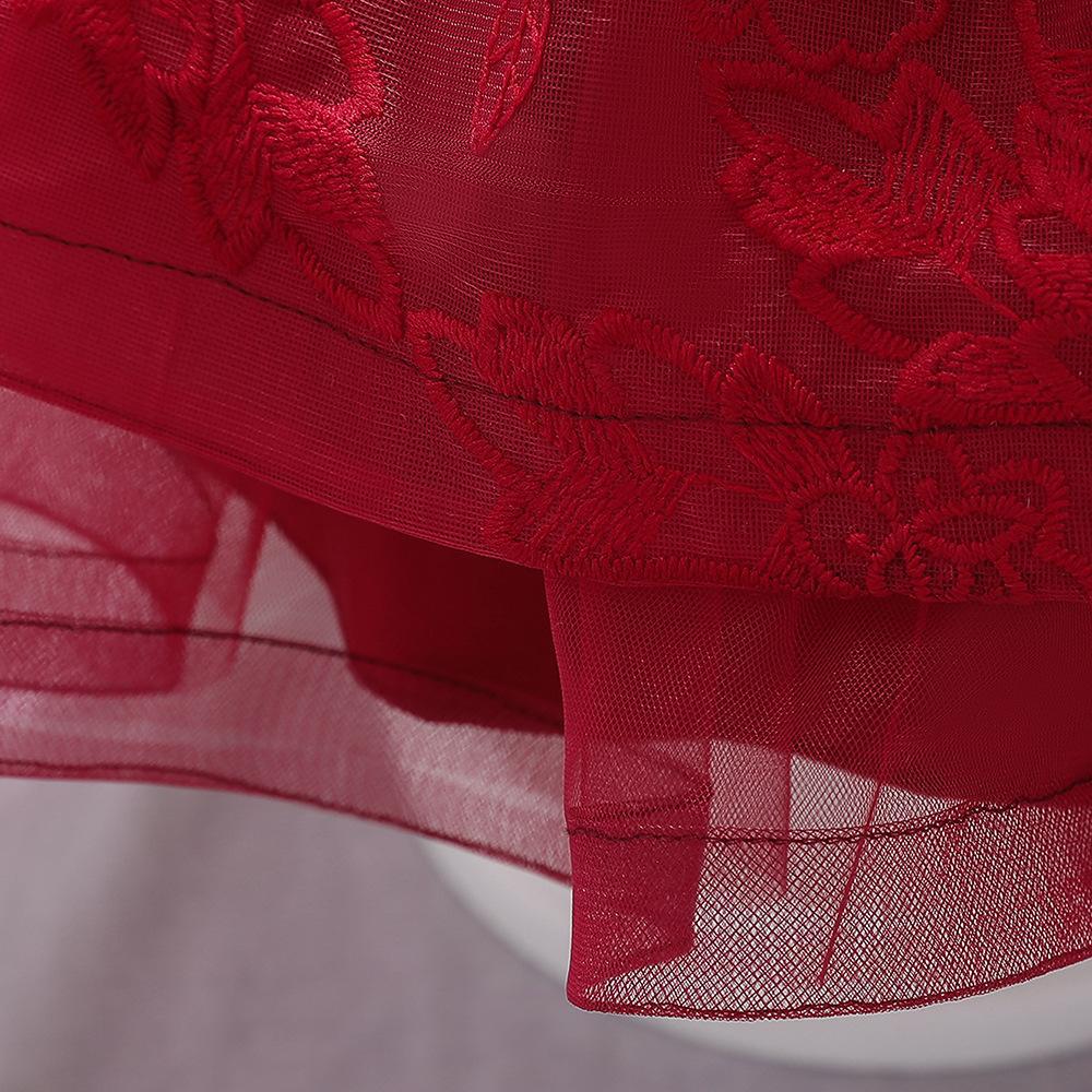 Вечернее платье для новорожденных девочек 0, 1, 2 лет, элегантное элегантное платье принцессы с открытой спиной и свадьбой, днём рождения, пышное платье для девочек