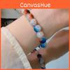 Chinese Style Modern Handmade Bracelet With Deep Sea Glass And Blue Tiger Stones Eye