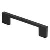 Black Door Handle Zinc Alloy Hardware Pull for Cabinet Door Wardrobe Furniture Home126mm