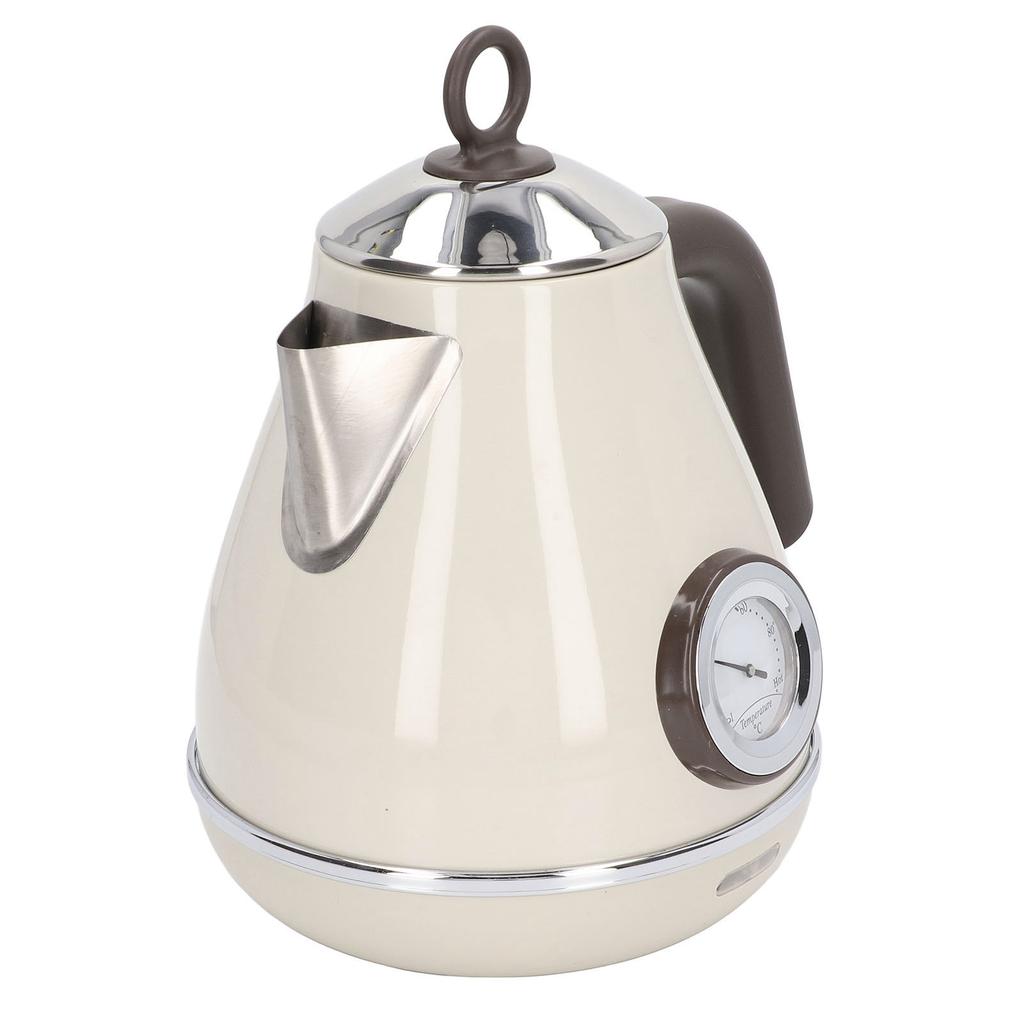 Электрический чайник с дисплеем температуры, ретро-краска, электрический чайник с вращающейся на 360 градусов основой