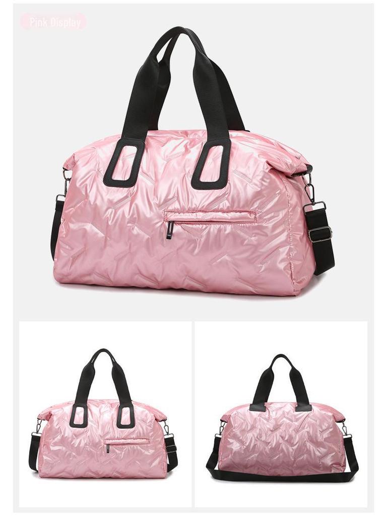 Женская легкая дорожная сумка большой вместимости – на одно плечо, для спортзала и ручной клади из хлопка