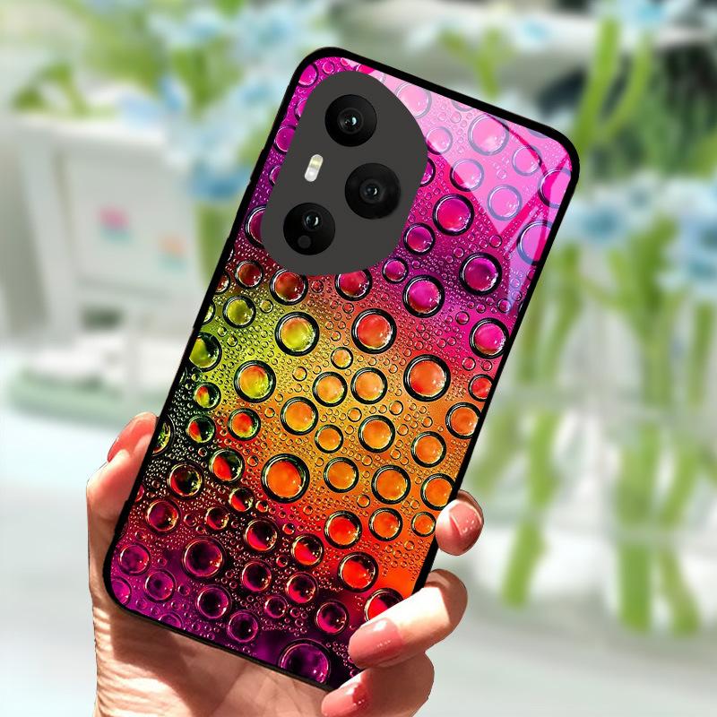Чехол для Honor 400 Pro 5G Роскошный Закаленное Стекло Противоударный Чехол Для Honor400 Pro 400Pro Задняя Панель Телефона Ударопрочный Fundas Capa