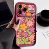 TPU Чехол с принтом розовых цветов для iPhone 17 16e 15 16 Pro Max 14 16 Plus Для iPhone Air 13 12 Pro Max 11 Мягкий силиконовый чехол для телефона