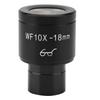10X Microscope Eyepiece, Optical Microscope Eyepiece Accessory, Biological Microscope, Lens Adapter, 18mm Field of View, 23.2mm Diameter
