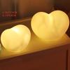 1 шт. милый ночник в форме сердца виниловый светодиодный ночник прикроватный сенсорный детский ночник для детской комнаты подарок на день рождения