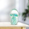 Craft Jellyfish Figurines Crystal Glass Craft Paperweight Table Ornaments  Table Top Decor